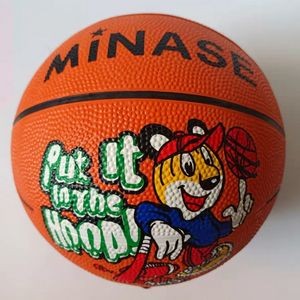 7" Full Color Mini Rubber Basketball
