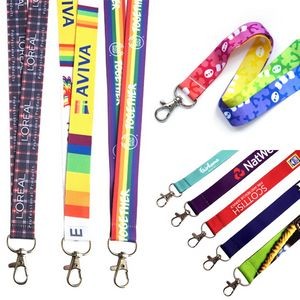 Dye-Sublimation Lanyards With Lobster Clasp