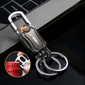 3 In 1 Fidget Spinner Keychain With Pocket Knife And Bottle Opener