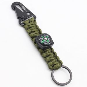 Paracord Keychain With Compass