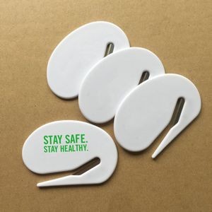 Plastic Oval Letter Openers