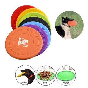 Silicone Pet Training Flying Disc