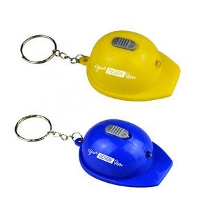 LED Safety Helmet Bottle Opener Keychain