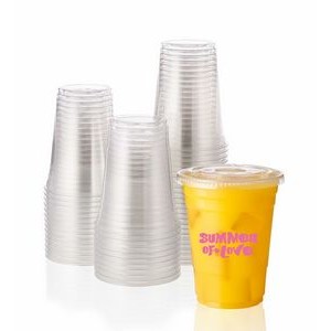 16oz Disposable Plastic Cold Cups