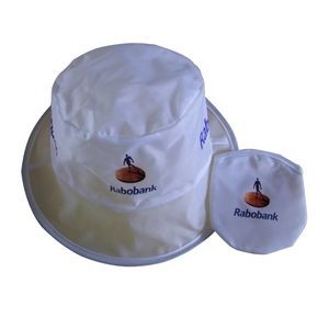 Collapsible Bucket Hat with Pouch