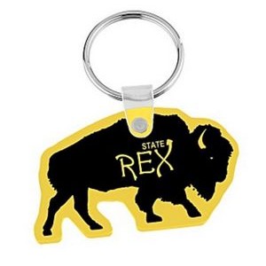 Bison Shaped Keychain - Opaque