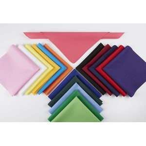 Solid Color Premium Cotton Bandanna - Imported