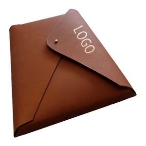 Leather Flip Cover Document Bag Envelope Case