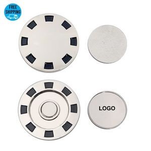 Metal Poker Chip with Removable Marker