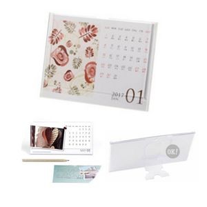 Transparent Acrylic Monthly Desk Calendar