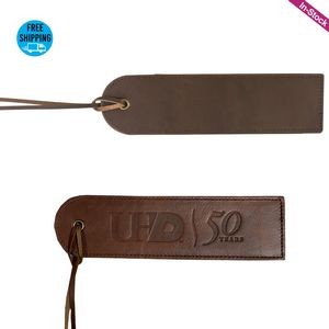 Genuine Leather Bookmark 2"x7"