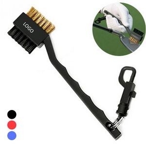2 Sides Golf Club Brush and Groove Cleaner