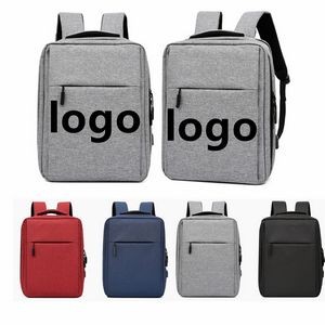 Customizable High End Laptop Backpack Luggage With USB Port