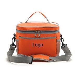 Insulated Lunch Cooler Bag with Detachable Strap