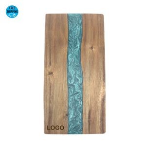 Acacia Wood Resin Cutting Board - OCEAN