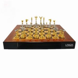 Large Metal Chess Set