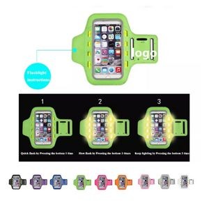 Light Up Touch Screen Armband Phone Holder