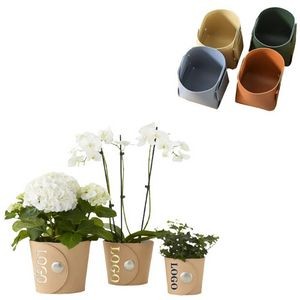 Grease Proof Leather Flower Pot