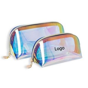 Holographic Clear Toiletry Bag Cosmetic Bag