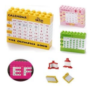 Creative Building Blocks Desk Calendar