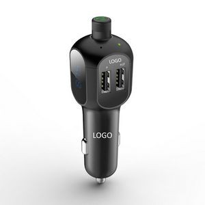 Multifunctional car charger with Bluetooth music player