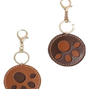Cat Paw Leather Key Ring Key Chain
