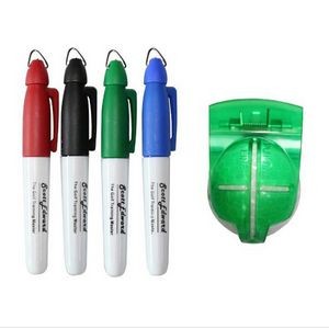Mini Permanent Marker With Key Ring Cap