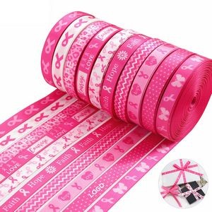 Breast Cancer Awareness Craft Ribbon 5 Yard (direct import)