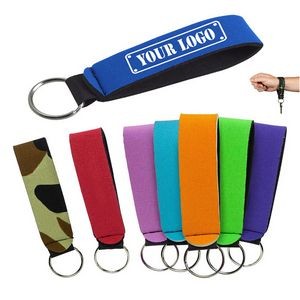 Neoprene Wristband With Key Ring (direct import)