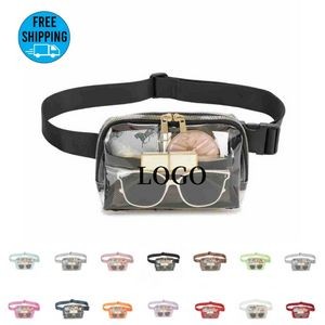 Clear Fanny Pack Stadium Approved Belt Bag with Adjustable Strap