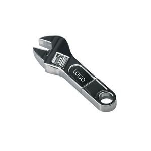 Metal wrench-shaped flash drive