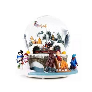 Custom Christmas Musical Snow Globe