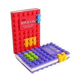 Refillable Block Puzzle Silicone Notebook