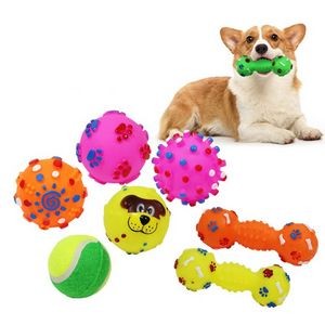 Squeaky Dog Toys Chew Ball