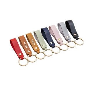 Vegan Leather Keychain