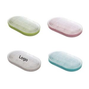 8 Compartments Waterproof Pill Box