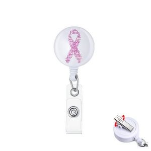 Round Retractable Badge Holder (direct import)