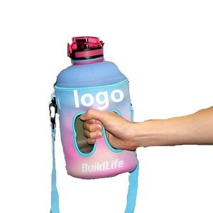 One Gallon Water Bottle Sleeve Carrier w/Handle & Strap