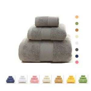 3 Piece Combed Cotton Towel Gift Set