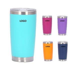 Portable Outdoor 20 Oz. Tumbler Stainless Steel Car Cup