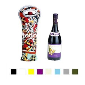 Neoprene Wine Bottle Sleeve w/Handle