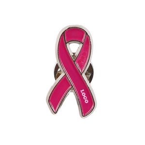 Breast Cancer Awareness Button Pin (direct import)