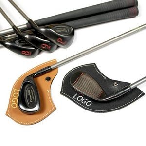 Leather Golf Club Cover Case