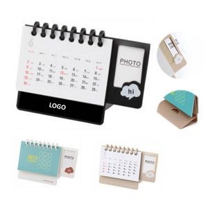 Display Stand Desk Calendar With Photo Frame
