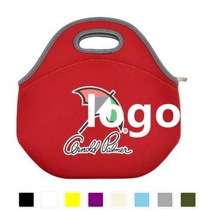 Insulated Neoprene Lunch Bag With Handle