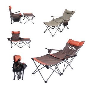 Outdoor Foldable Camping Sitting Lying Chair