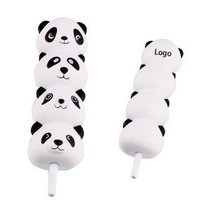 2 in 1 Squishy Pandas Ball Pen and Squeeze Toy