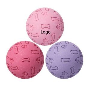 Hollow Rubber Dog Toy Fetch Ball