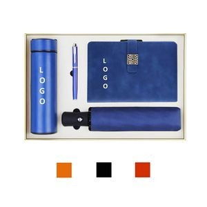 Umbrella And Tumbler Notebook With Pen Gift Box