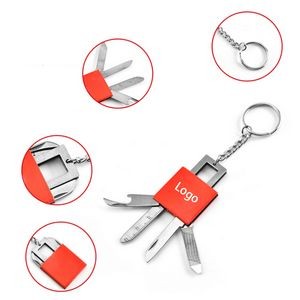 Stainless Steel Key Chain Pocket Multi-Tool
